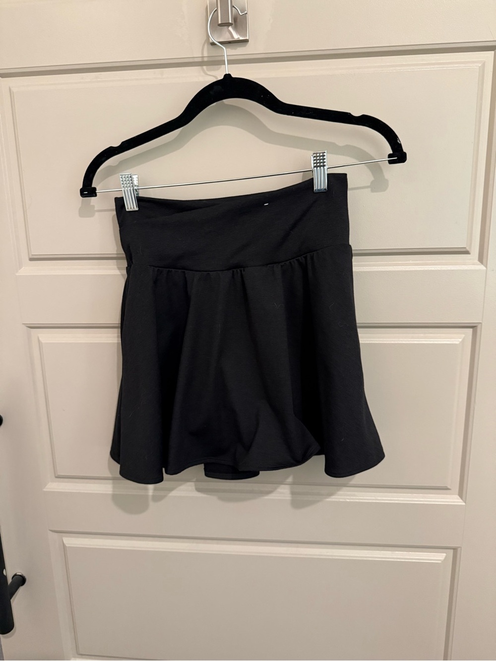 Black Flared Skirt - Classic Women's Skort